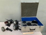 Bogen 7000 Photo Studio Lights & Carrying Case