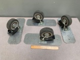 4pcs - Hamilton Heavy Duty Caster Wheels