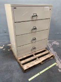 Korden...fire resistant 4 drawer file cabinet - sticky drawers