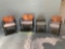 7pcs - Stackable Office Chairs