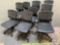Rolling Office Computer Chairs Office Master 9pcs