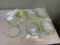 24pcs - Yellow & Green Flat Ground Straps