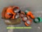 20pcs - Protection / Construction Hard Hats Orange / Green