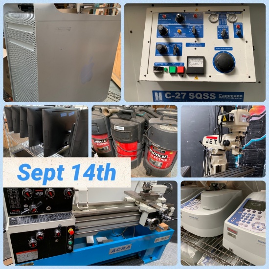 Sept 14th Electronics Lab Metal working & MORE!
