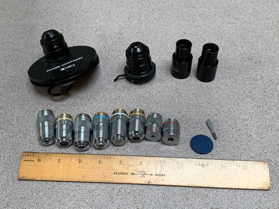 Microscope Parts / Phase Contrast / Eyepieces / Objective Lenses
