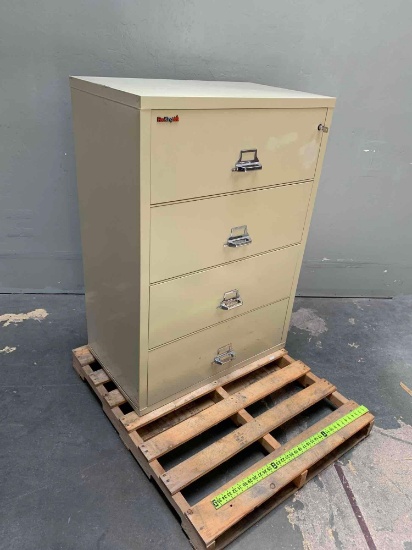 FireKing 4 Drawers Fire Resistance File Cabinet 37" x 22" x 53"