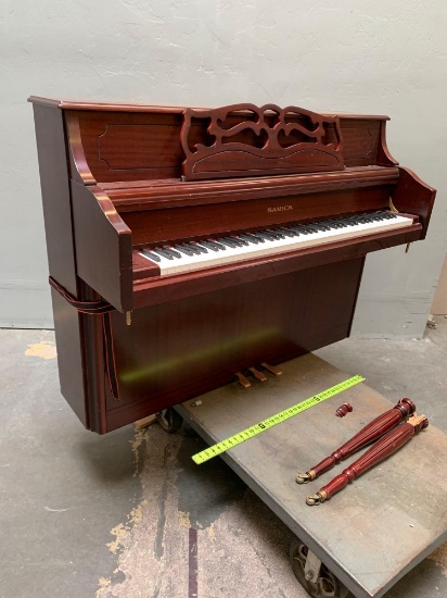 Samick Upright Piano 58" x 22.25" x 42.5"