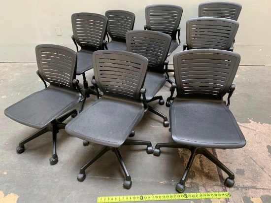 Rolling Office Computer Chairs Office Master 9pcs