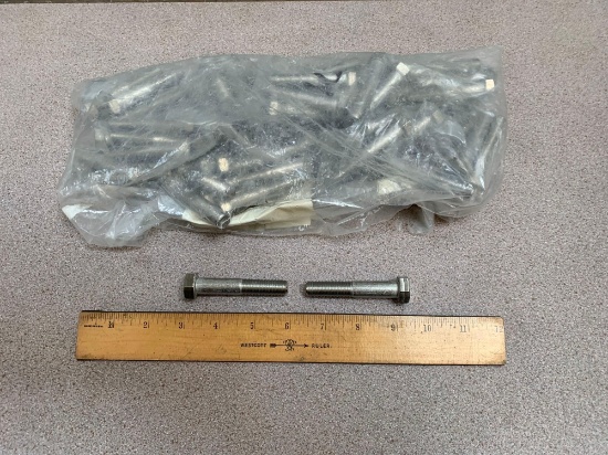 70pcs - Stainless Steel 3/8" Hex Bolts