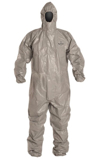 18pcs - Dupont Tychem F TF-145TGY-L CoverAll Large NEW