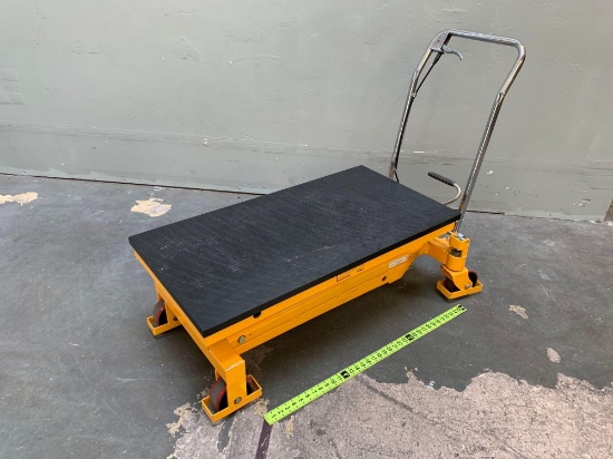 Wesco 272973 2200lbs Capacity Heavy Duty Scissors Lift Table
