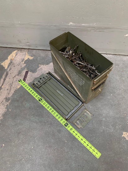 Ammo Box with Assorted Drill Bits 95lbs