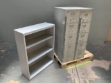 3pcs - File Cabinets & Metal Bookshelf