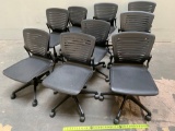 Rolling Office Computer Chairs Office Master 9pcs