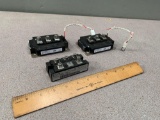 3pcs - Mitsubishi Powerex PRX CM300DY-24NF IGBT Transistors & Three Pase Bridge Rectifier