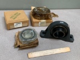 4pcs - Rollway Cylindrical Roller Bearings & Pillow Block Bearing
