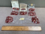 700+pcs - Red Fork Spade Crimp Terminals #6 22-16AWG