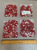 375.pcs - Red Ring Crimp Terminals 8 AWG #10
