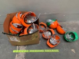 20pcs - Protection / Construction Hard Hats Orange / Green