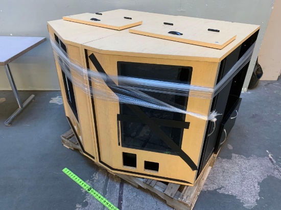 2pcs - Custom Made School Multimedia Lectern / Teachers Podium