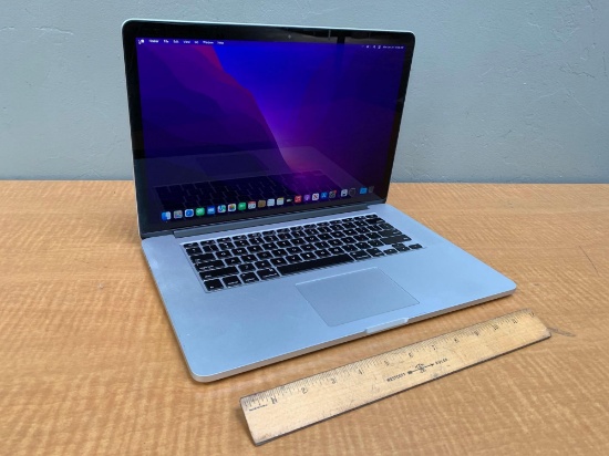 Apple A1398 MacBook Pro 15.4" Laptop Intel Quad i7-4870 2.5GHz 16GB 500GB SSD Monterey