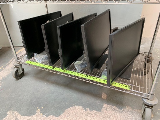 5pcs - Dell P2411Hb 24" LCD Computer Monitors