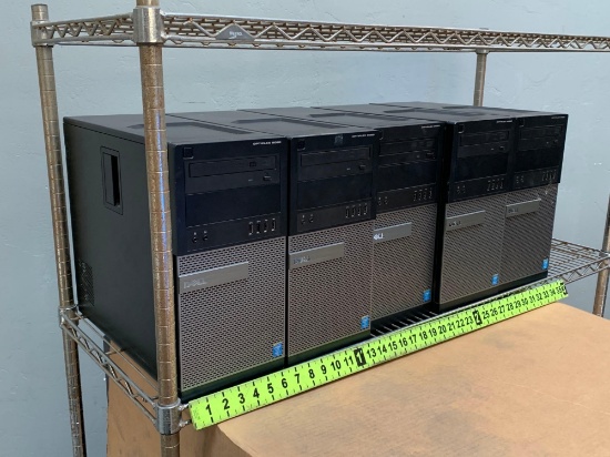 5pcs - Dell Optiplex 9020 Mini Tower Computers Intel i7-4770 3.4GHz 32GB 500GB NO OS HDMI DP
