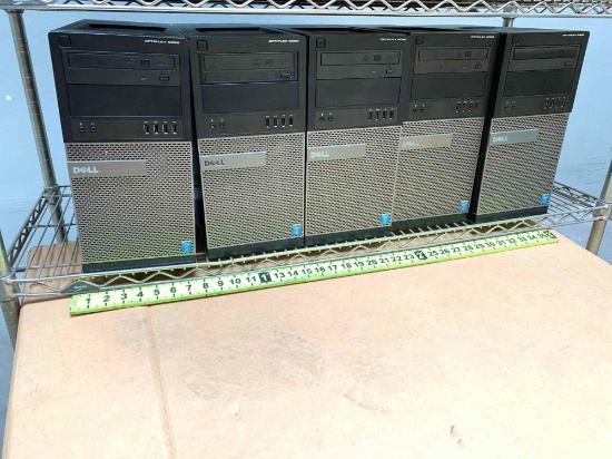 5pcs - Dell Optiplex 9020 Mini Tower Computers Intel i7-4770 3.4GHz 32GB 500GB NO OS HDMI DP