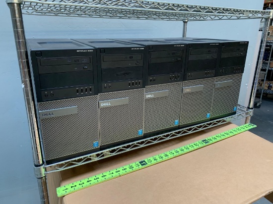 5pcs - Dell Optiplex 9020 Mini Tower Computers Intel i7-4770 3.4GHz 32GB 500GB NO OS HDMI DP