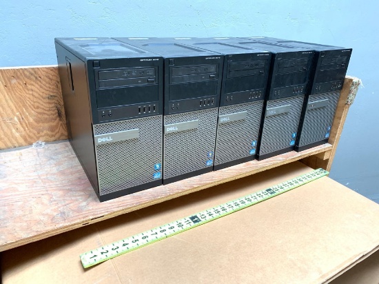 5pcs - Dell Optiplex 9010 Mini Tower Computer Intel i7-3770 3.4GHz 32GB 250GB NO OS HDMI Blu-Ray