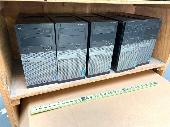 5pcs - Dell Optiplex 9010 Mini Tower Computer Intel i7-3770 3.4GHz 32GB 250GB NO OS HDMI Blu-Ray