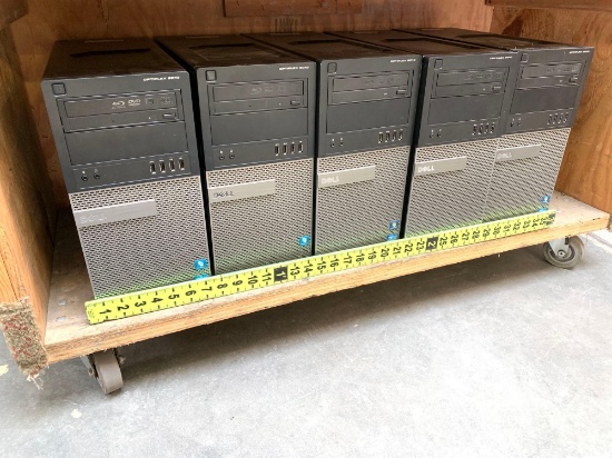 5pcs - Dell Optiplex 9010 Mini Tower Computer Intel i7-3770 3.4GHz 32GB 250GB NO OS HDMI Blu-Ray