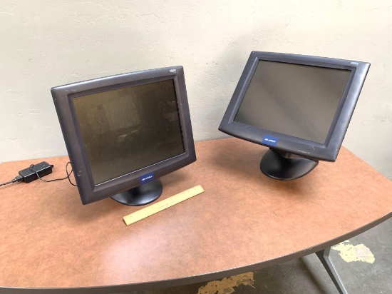2pcs - Elo TouchSystems MPR II ET1725L 17" LCD Touch Screen POS Monitors