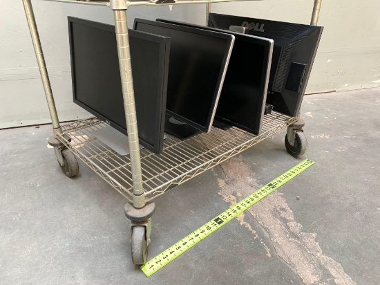 4pcs - Dell 23" & 24" LCD Computer Monitors