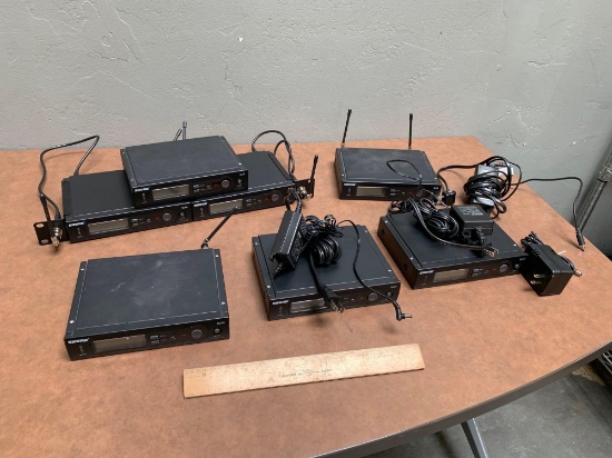 7pcs - Shure SLX4-H5 Wireless Microphone Receivers