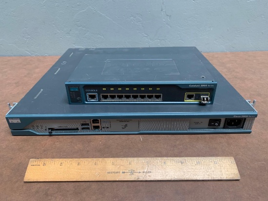 2pcs - Cisco 2800 Series Router & Cisco Catalyst 2960 Switch
