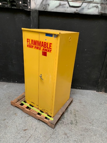 Eagle Model 1960 60 Gallon Flammable Storage Cabinet / Fire Cabinet 31.5" x 31.5" x 65.5"
