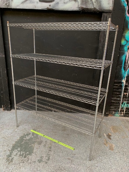 4 Shelves Metro Type Storage Rack with NO Wheels 59.75" x 24" x 74.625"