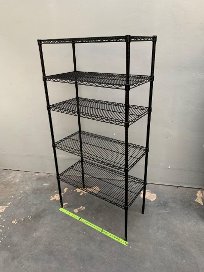 5 Shelves Metal Storage Rack NSF 35.75" x 18" x 73.25"