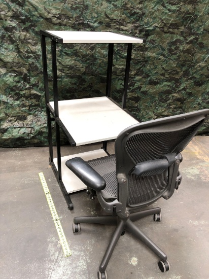2pcs - Herman Miller Office Chair & 3 Shelve Rack