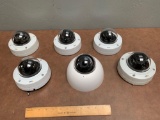 6pcs - Axis P3228-LV 4k Dome IP Cameras & Cisco Meraki MV21 Dome Camera