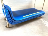 6pcs - Airex Hercules Excercise / Gym / Rehabilitation Mat Blue 78
