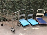 4pcs - Rolling Utility Carts