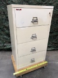 FireKing 4 Drawers Fire Resistance Filing Cabinet 31