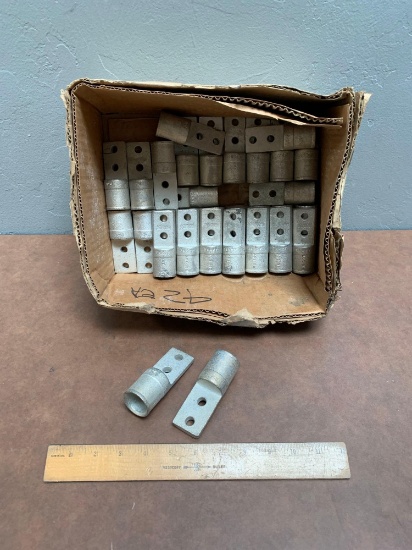 Heavy Duty Two Hole Cast Copper Lugs LL44096DCF 1325/24 DLO Wire Die 107 - 21lbs