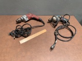 2pcs - Corded Milwaukee Magnum Holeshooter & Rockwell 621 3/8