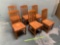 6pcs - Wooden Dining Chairs