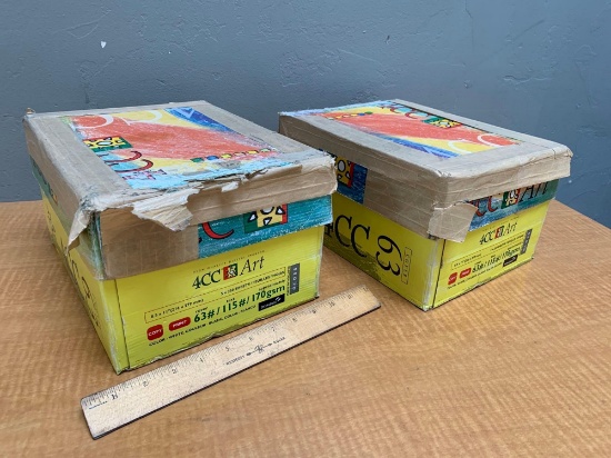 2boxes - 4CC Art Gloss White Paper 8.5" x 11"