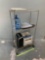 Mixed Office Supplies / Water Bottle / Panasonic Fax / Paper Shredder / Monitor Base / Wire basket