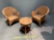 3pcs - Wicker Furniture / Chairs & Table